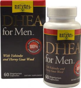 DHEA pour Hommes avec Yohimbe et Horny Goat Weed - 60 capsules végétales