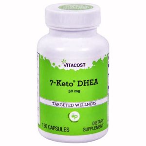 7-Keto DHEA 50mg 120 cápsulas Vitacost