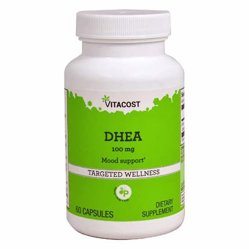 DHEA 100mg, 60 cápsulas - Vitacost