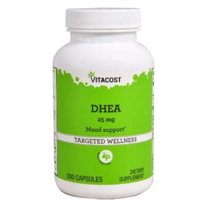 DHEA 25 mg 300 capsule Vitacost