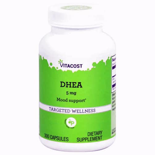 DHEA 5mg, 300 cápsulas - Vitacost